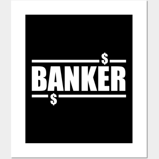 Investment Banker - Banker w Posters and Art